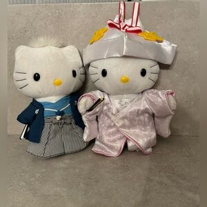 Daniel & Hello Kitty X McDonald's Japanese Wedding Plush Doll Set